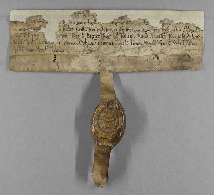 face of manuscript