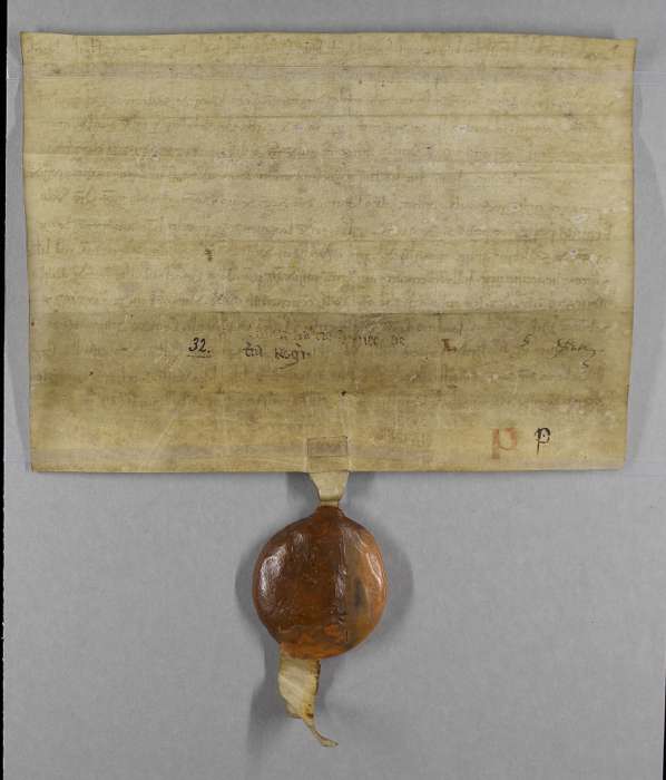 dorse of manuscript
