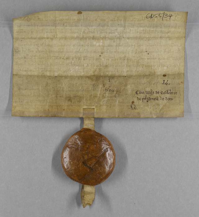 dorse of manuscript