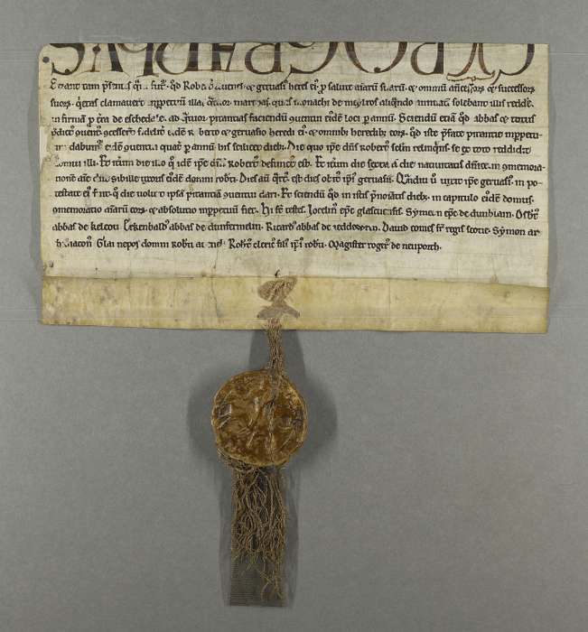 face of manuscript