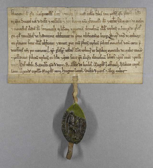 face of manuscript
