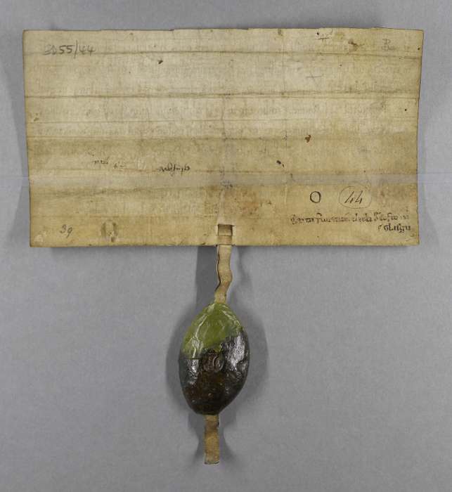 dorse of manuscript